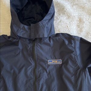 FOX MENS Vintage Windbreaker Racing Jacket sz L